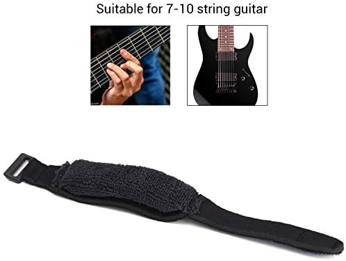 FACMOGU 2PCS гитара низа на нем -амортизер, појас за покривка на жицата, прилагодлив бас, придушувач, ленти за мутот на Fretboard, додатоци
