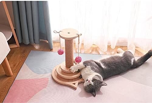 Мачка играчка цврста дрвена плоча за издржлива мачка за нане на нане 二 转盘 猫 抓柱 抓柱 抓柱
