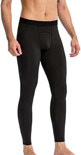 Квириер 3 пакуваат панталони за компресија за мажи Активни атлетски хеланки со џебови кои работат панталони за велосипедизам