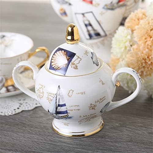 YTYZC Европски стил чај, керамички чајник, креативен сет за кафе, англиски попладневен чај, чаша за коски од кина, миризлив чај сет