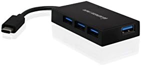 IOGEAR USB-C ДО USB 3.0 Hub-1 USB-C Во-4 USB 3.0 Надвор-USB 3.0 Стапка На Податоци До 5Gbps-Наназад Компатибилен СО USB 2.0 И USB 1.1-MacBook-Таблет-Паметен Телефон-GUH3C14