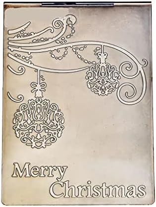 Ddoujoy Merry Божиќни украси за божиќни топки позадина пластични папки за втиснување за правење картички и други занаети со хартија 2101067