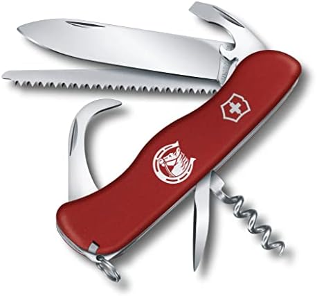 Нож за џеб на швајцарската армија Викторинокс, голема, мулти -алатка, 12 функции, чистач на копита, црвена боја