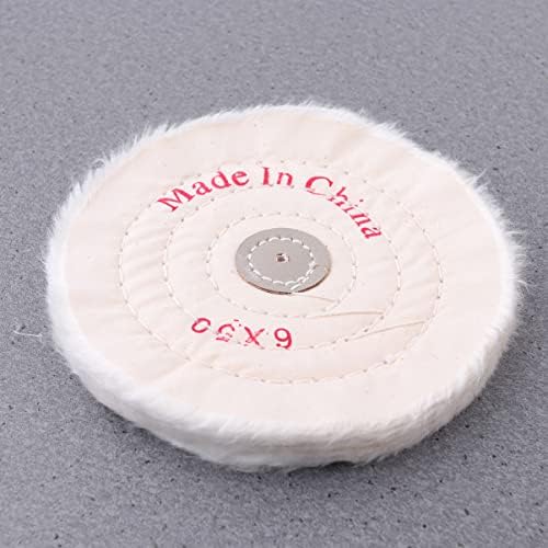 Депила 4PCS6 крпа инчи абразивен за бело мелење на рачката на тркалото за полирање на работното колори и полирање