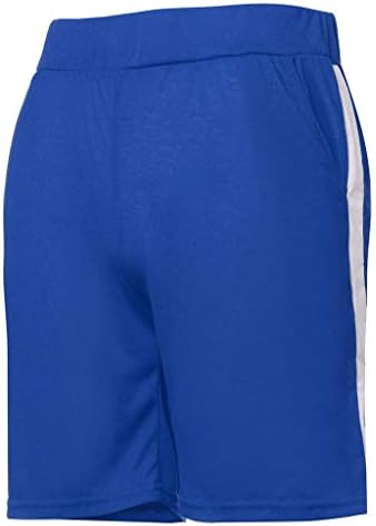 Realdo Big Mens Tracksuit Set, машки 2 парчиња обични солидни шорцеви со широки кошули спортови тенки атлетски носења
