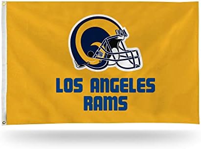 Rico Industries NFL Лос Анџелес Рамс Ретро 3 'x 5' Банер знаме 3 'x 5' Банер знаме Единствена еднострана - затворен или отворен