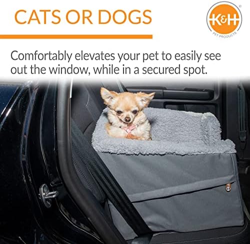 K&H ПЕТ ПРОИЗВОДИ Правоаголник корпа засилувач за миленичиња - седиште за засилување на кучиња седиште за кучиња за кучиња и мачки што може