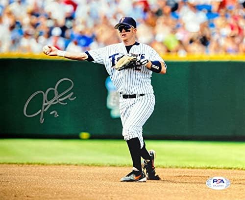 Justinастин Тарнер Кал Стејт Фулертон Титанс потпишаа 8x10 Photo PSA AK20999 - Автограмирани фотографии од MLB