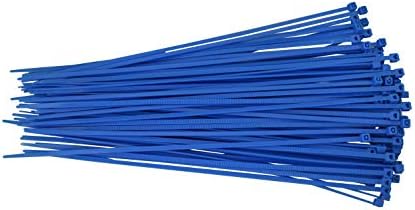 Fytoo 100piece на повеќенаменска кабелска вратоврска со 8-инчен најлонски патент вратоврска погодна за кабли за склучување, жици, фиксирање