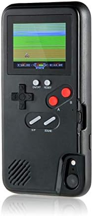 DokFin Shockproof РЕТРО 3d Gameboy Силиконски Капак со 36 Класични Игри, Дисплеј Во Боја за iPhone X/Xs / XR/Xmax/8/8 Плус/7/7 Плус