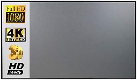 Дебел екран на проектор 16:10, 100 120 инчи рефлексивни ткаенини за проекција на ткаенина за YG300 DLP LED видео -зраци