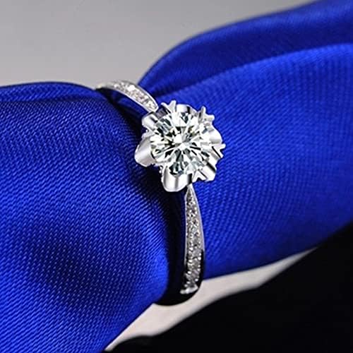 Женски ангажман прстени накит женски прстен жени ringвонат подарок цирконија со сјајни прстени диви прстени