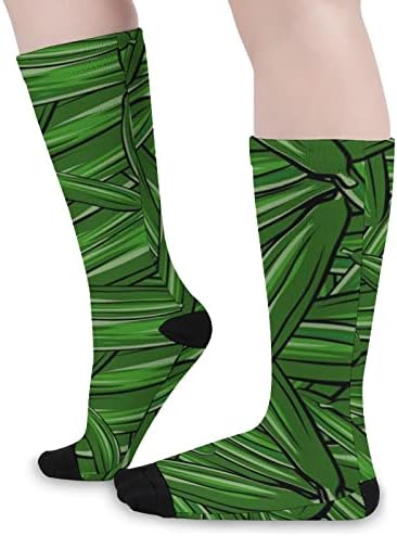 Шема на краставици печатени чорапи за појавување на бои Атлетски колени високи чорапи за жени мажи