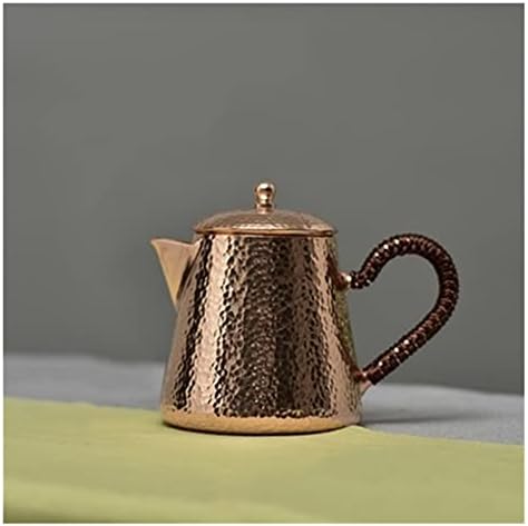 чајник рачно изработен чист бакарен чајник, чајник и чекан образец Кунг фу чај за пиење садови