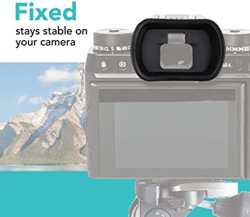 Foto & Tech Soft Guber DK-29 Eyecup, ViewFinder за око на окото на окото, компатибилен со Nikon Z5 Z6 Z6 II Z7 Z7 II без огледала