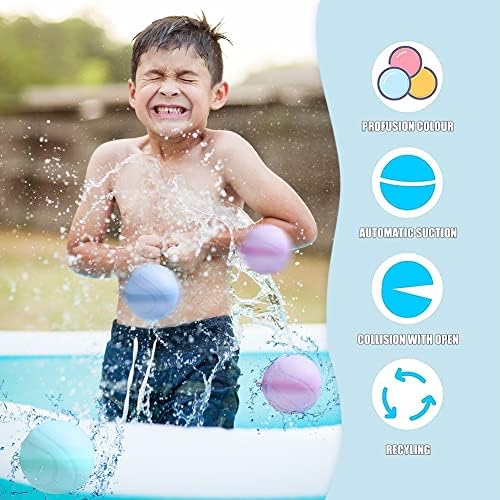 Балони за вода што може да се употреби бргу пополнете ги топчињата за прскање на вода за запечатување со силиконски играчки за вода