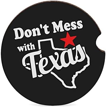 Не се плеткајте со крајбрежјето на чашите за автомобили во Тексас со изрез на прстот Лесно отстранување на пијалоци за пијалок Внатрешни