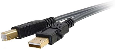 C2G USB кабел, USB 2.0 кабел, USB A до B кабел, 9,84 стапки, црни, кабли да одат 45003