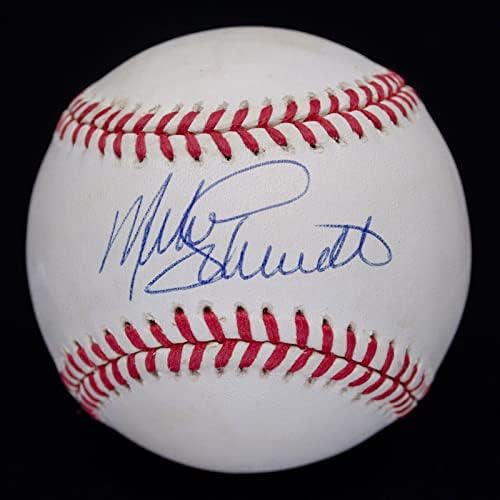 Мајк Шмит потпиша автограмиран бејзбол onl hof jsa coa ai58507 - автограмирани бејзбол
