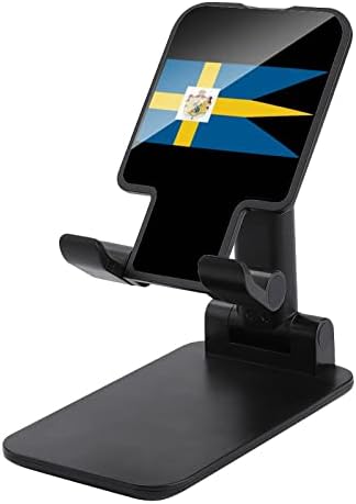 Кралско шведско Знаме Прилагодлив Држач За Мобилен Телефон Преклоплив Пренослив Држач За Таблети За Канцелариски Патувања Фарма