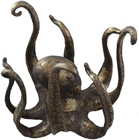 SPI Голем декоративно леано железо октопод табела / статуа