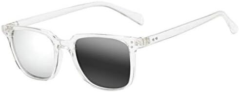 Мажи жени стилски ленти правоаголник гроздобер транзиција фотохроматски мултифокални очила за читање на прогресивно UV400