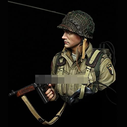 ETRIYE 1/10 смола Карактер Биста Модел на WWII Airborne Scout Diecast Model Bust Kit /YE172
