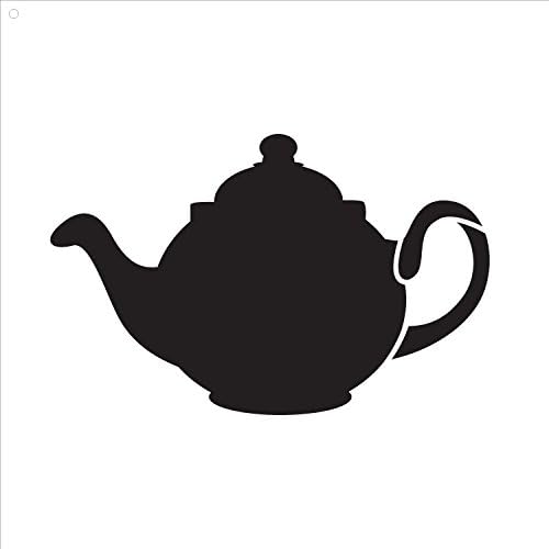 Малку чајник од Sudior12 | Забавен и традиционален - еднократно образец на милар | Сликарство, креда, мешани медиуми | Wallидна
