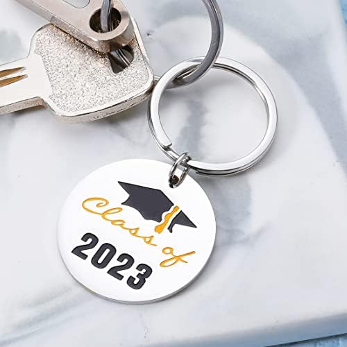 2023 Подароци За Дипломирање Приврзок За Клучеви За Него Нејзината Класа Од 2023 Година Колеџ Средно Средно Средно Училиште Подарок За Средношколци