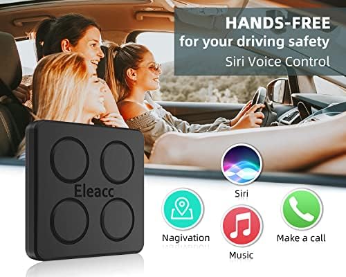 Eleacc 5.0 Безжичен Адаптер За CarPlay 2023 Најнова 5g Кутија За Чипови за iPhone, Најбрзо Apple Car Play Dongle За Сите Фабрички Жични Автомобили