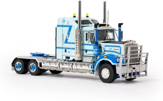 Дрејк за Кенворт C509 Prime Mover - Светло сино ограничено издание 1/50 Diecast Truck Pre -изграден модел