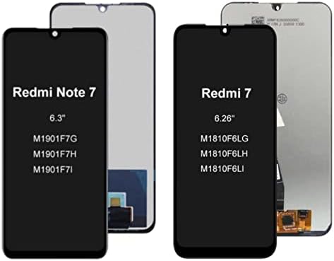SHOWGOOD За Xiaomi Redmi Забелешка 7 M1901F7G M1901F7H Lcd Дисплеј Екран На Допир Дигитализатор Собрание со Рамка за xiaomi Redmi 7 Redmi Note7