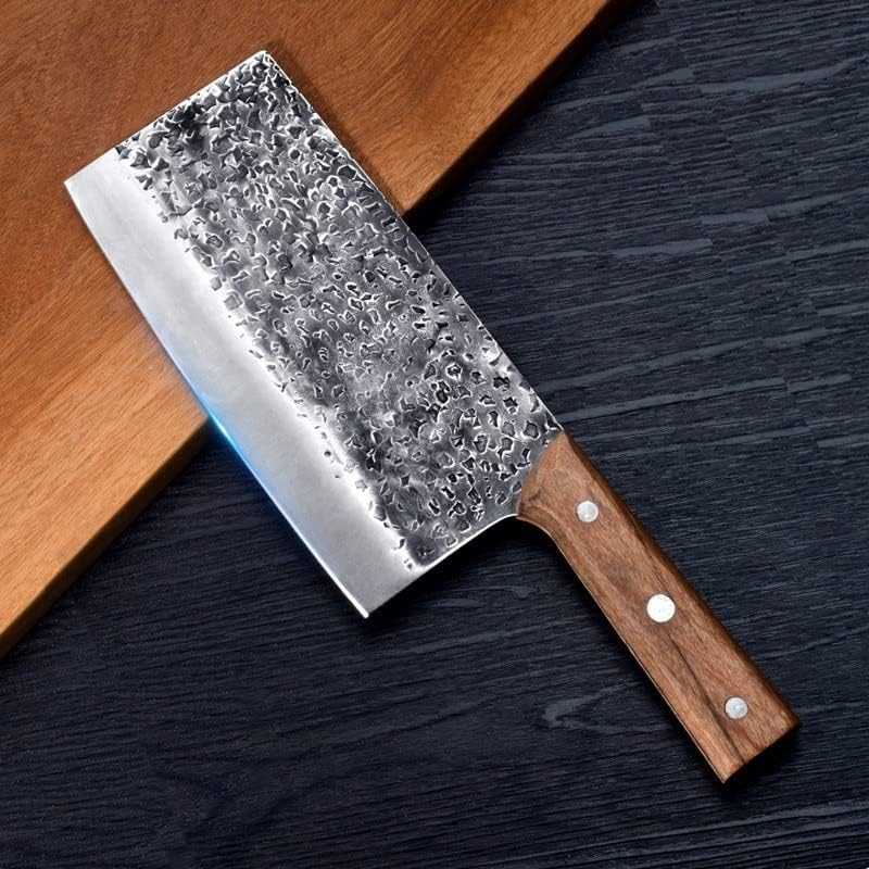 Гмгм нож За Месо, Рачно Изработен Фалсификуван Кујнски Нож Кинески Кујнски ножеви 7цр17мов Фалсификуван Нож За Готвење Нож Од Нерѓосувачки