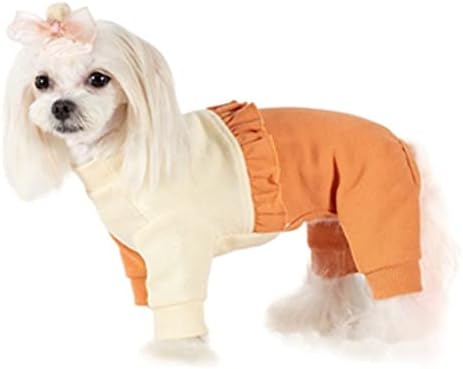 Uxzdx cujux памучно куче скокање пижами зимска облека за домашно милениче куче облека за спиење пижама кученца облека мала облека за облека за