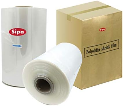 Sipa 12 75 мерач полиолефин смалување филм за топлина на топлина на поф -центар 3500 'стапала