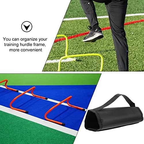 Складирање на опрема за пречки во Нолитој, црна за фудбалски додатоци во Оксфорд, додатоци за завиткување на торби за агилност, практичен преносен тренинг за трене?