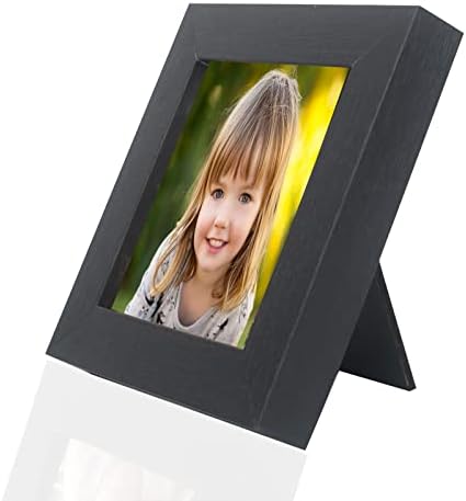 LTYHHK 3x3 Рамки за слики цврсто дрво 3x3 инчен квадратен постер рамка за wallид 3x3 инчи фото рамки семејство црно