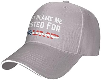 Не ме обвинувај ме гласав за бејзбол капа на Трамп мажи безбол капа што може да се перат прилагодливи капачиња за риболов