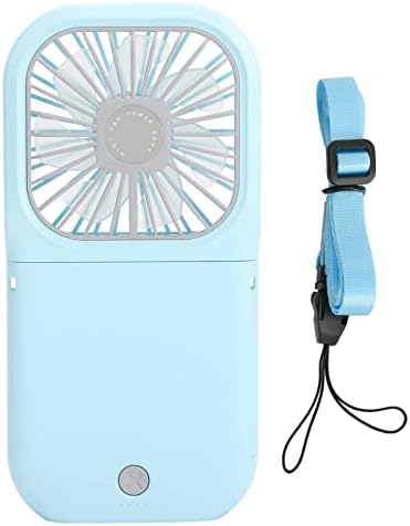 Флаплаоо мини вентилатор на вратот, 6,3 x 3,1 x 0,6 Во личен вентилатор за ладење, 3 прилагодлив вентилатор за полнење на USB, преносен вентилатор за мал десктоп со батерија