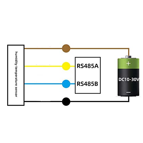 Taidecentиден wallиден монтиран на отворено RS485 Modbus Temperal Sensor Sensor Pransmitter Plants Индустриски контролер на сензори