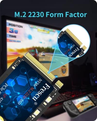 FRESCU M.2 2230 SSD, 512GB NVME PCIE GEN3 X4 AP425 Внатрешен погон на цврста состојба компатибилен со палубата на пареа/Microsoft Surface Pro