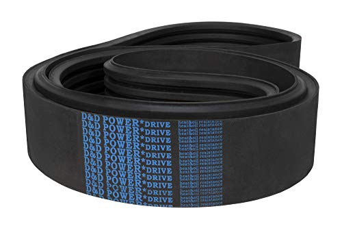 D&D PowerDrive 8V1320/08 Banded Belt 1 x 132 OC 8 Band, Aramid