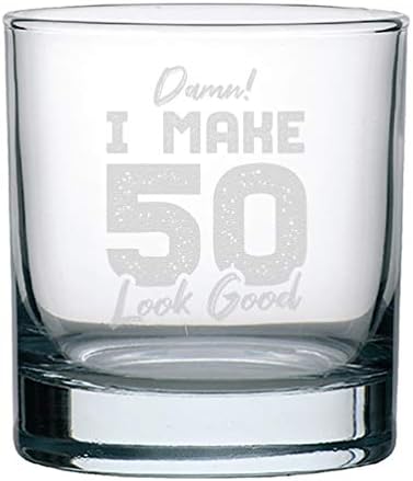 Верако Проклето Правам 50 Да Изгледаат Добро Виски Стакло Смешно Подарок За Некој Што Сака Да Пие Favенски Забави