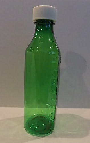 Технологија на магнетна вода дипломира овална 8 унца зелени шишиња со лекови за лекови w/капачиња од 100-фармацевтска оценка-оние