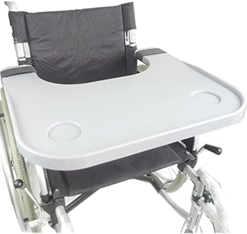 Отстранлива табела за табела за инвалидска количка за возрасни стари лица кои јадат тврдо ABS пластична инвалидска трпезарија трпезариска табла со држач за чаша ле?