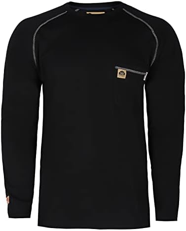 WorkWeya FR кошули за мажи отпорна на пламен кошула NFPA 2112/CAT2 6.5oz Машки долги ракави за пожар ретардант кошули