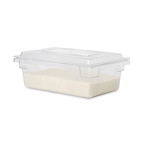 Rubbermaide Commercial Products 1815321 Контејнер за складирање на храна/тота кутија со капак, пластика, чиста