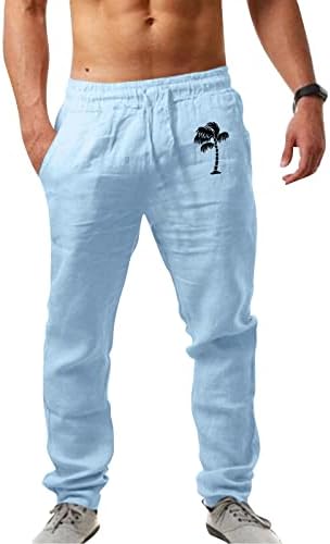 Бенд Менс мода обичен печатен џеб чипка на панталони со големи димензии панталони за меморија од пена