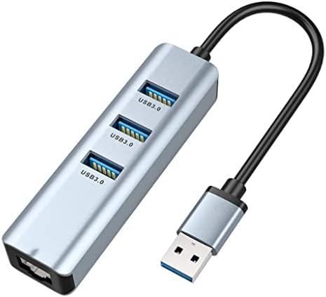 N/USB 3.0 Hub Тип Ц До Етернет Мрежен Адаптер 1000 Mbps RJ45 USB-c 4 во 1 со 3 USB 3.0 USB Сплитер