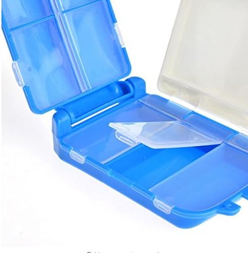 Експрес$ Пренослив Мини Симпатична Повеќеслојна Пластична Кутија За Таблети Медицина За Здрава Нега Празни Држачи За Пилули Привремено Складирање